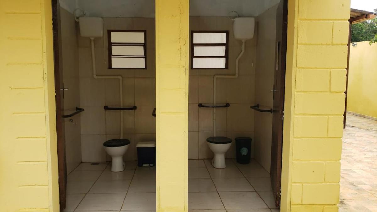 瓜拉廷格塔Chacara Charmosa Com Piscina, Campo De Futebol别墅 外观 照片